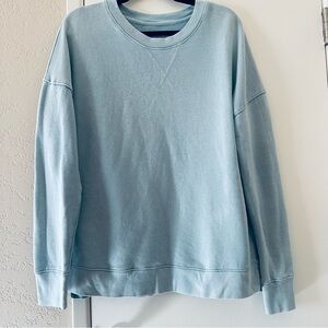 Sweatshirt, Time & Tru, Large, Women's Blue